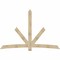 Ekena Millwork Alberta Rough Sawn Timber Gable Bracket, Douglas Fir, 108"W x 72"H x 4"D x 6"F, 16/12 Pitch GBW108X72X0406ALB00RDF - alternate 1